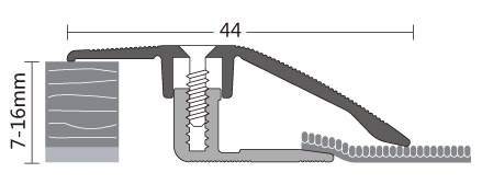 Aluminium adaption profile ramp profile dps 531