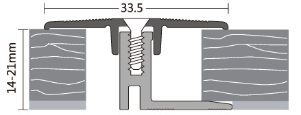 Aluminium DPS System Connection Profile DPS 540