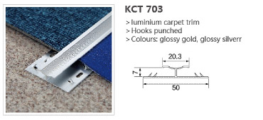 Aluminium Carpet Trims 703