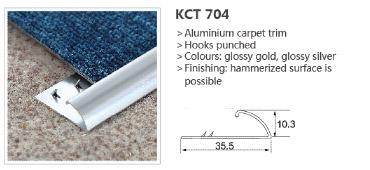 Aluminium Carpet Trims 703