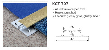 Aluminium Carpet Trims 703