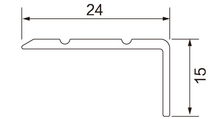 Aluminium Edge Profiles Stair Nosings