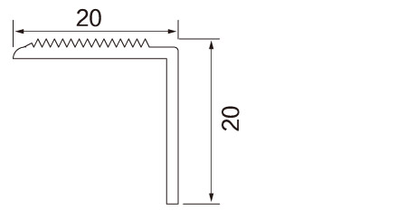 Aluminium Edge Profiles Stair Nosings