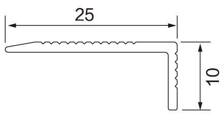 Aluminium Edge Profiles Stair Nosings