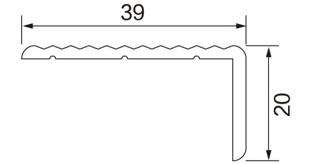 Aluminium Edge Profiles Stair Nosings