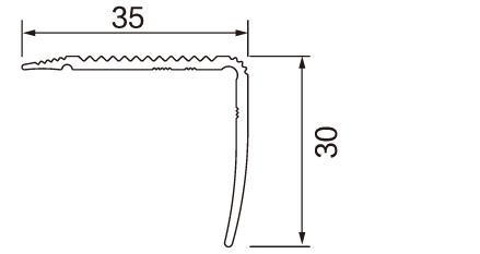 Aluminium Edge Profiles Stair Nosings