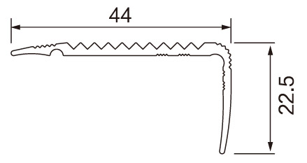 Aluminium Edge Profiles Stair Nosings