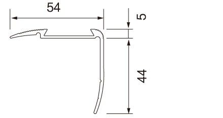 Aluminium Edge Profiles Stair Nosings