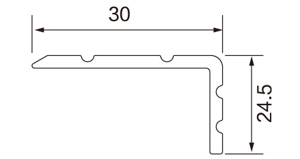 Aluminium Edge Profiles Stair Nosings