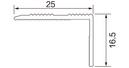 Aluminium Edge Profiles Stair Nosings