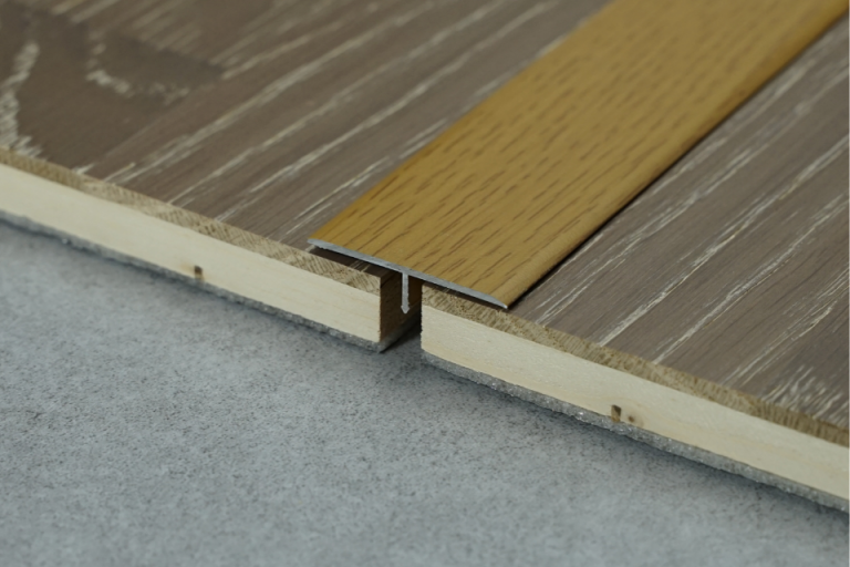 Aluminium T Covers Floor Dividing Strip Profile for tile and laminate