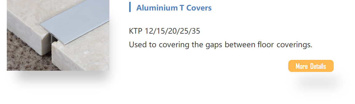 aluminium t covers
